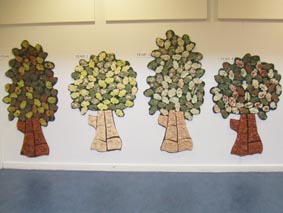 Marlbrook Primary School Trees, Eastnor Pottery, Herefordshire