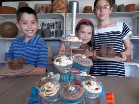 Children's Pottery Birthday Party, Eastnor Pottery, Herefordshire