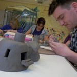 Pottery skills workshop for teachers led by Jon Williams aka The Flying Potter