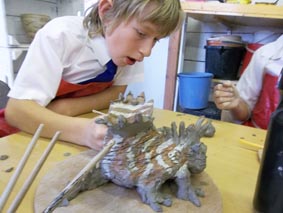 school pottery workshops at eastnor pottery greek myths & legends