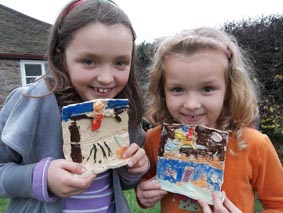 Creepy Castles pottery workshop for children