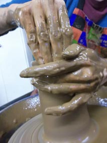 December Potter's Wheel Workshop at Eastnor Pottery