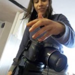 filmaker elena jung filming a coil pot animation at eastnor pottery herefordshire