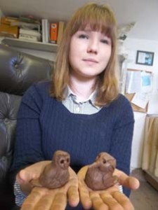 work experience student at eastnor pottery