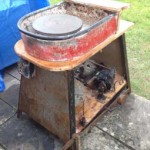 old potter's wheel in need of some tlc