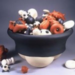 Tactile ceramic sculpture by Jon Williams
