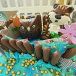 Owl & pussycat inspired birthday cake