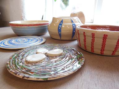 hand made unique and personal idea to make your own pottery christmas presents at eastnor pottery herefordshire 2014