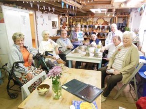 residents from leadon bank ledbury enjoy a spot of pottery at eastnor