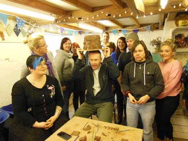 Pottery team building activity
