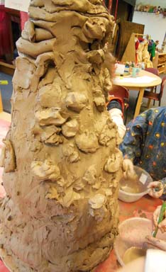 Clay residency at LPS Nursery with Jon the Potter