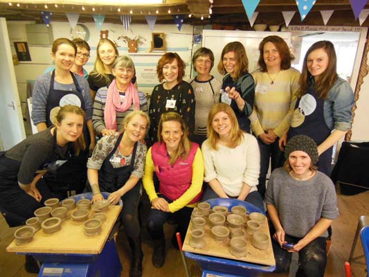 Creative and relaxing way to spend a hen party in rural Herefordshire