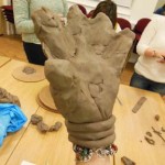 Potter Jon Williams led a workshop for Early Years Practitioners in Worcester