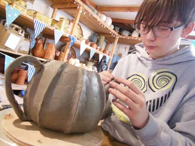 Work experience placements at Eastnor Pottery Herefordshire