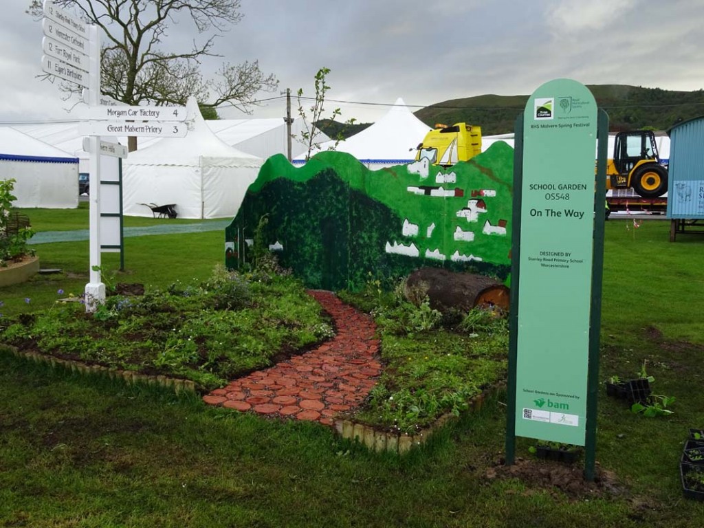 Stanley Road Worcester school garden at Three Counties Showground RHS Spring show2015
