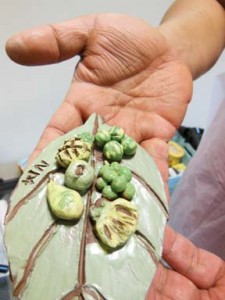 Pottery tree pieces created with BMI Healthcare for 30th anniversary