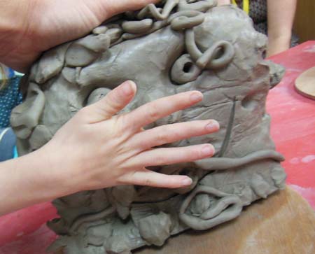 Jon the Potter at Ledbury Primary School Nursery