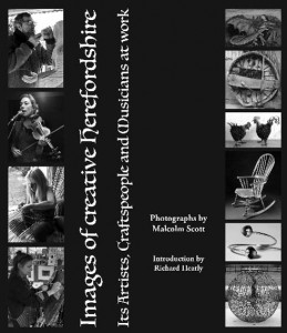 Images of Creative Herefordshire Book featuring Jon Williams from Eastnor Pottery