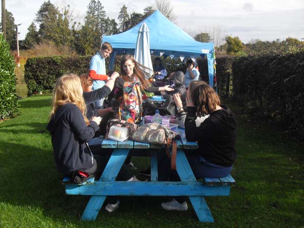 Lunchtime at Eastnor Pottery with Marches Trust 
