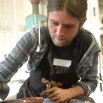 Throwing on the Wheel at Eastnor Pottery