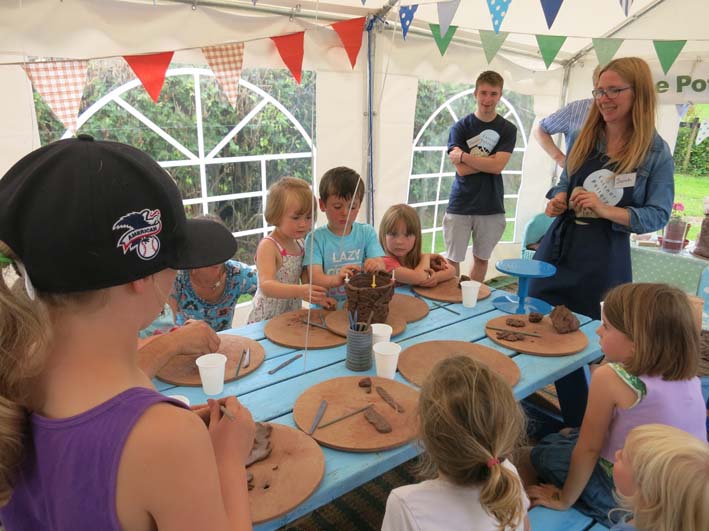Creative pottery themed birthday parties at Eastnor Pottery