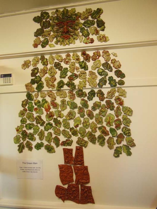 Pottery Tiles made with Eastnor Pottery and Woodlands Infant Primary School