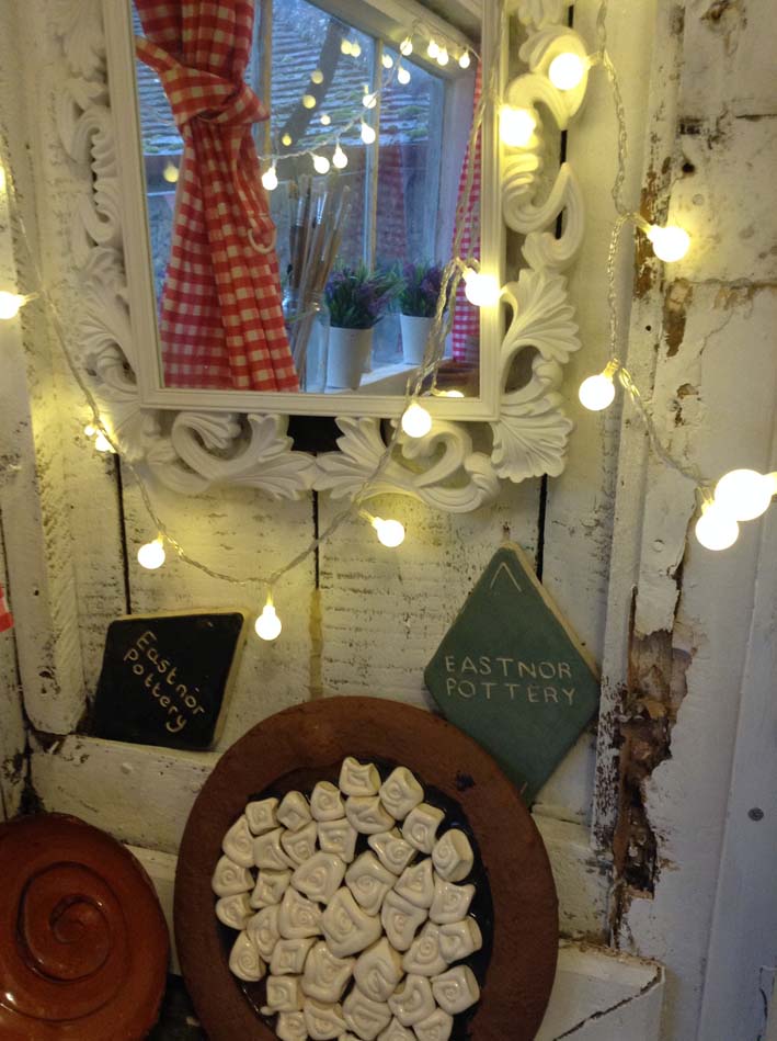 Interior photo of Potting Shed Eastnor Pottery