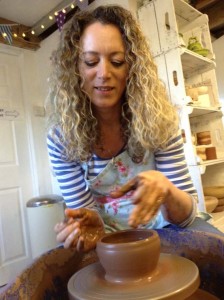 potterywheel workshop at Eastnor Pottery Feb 2017