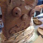 Pottery art project for Worcestershire school at Eastnor Pottery Herefordshire