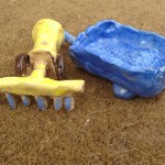 clay models made by ledbury young farmers at eastnor pottery