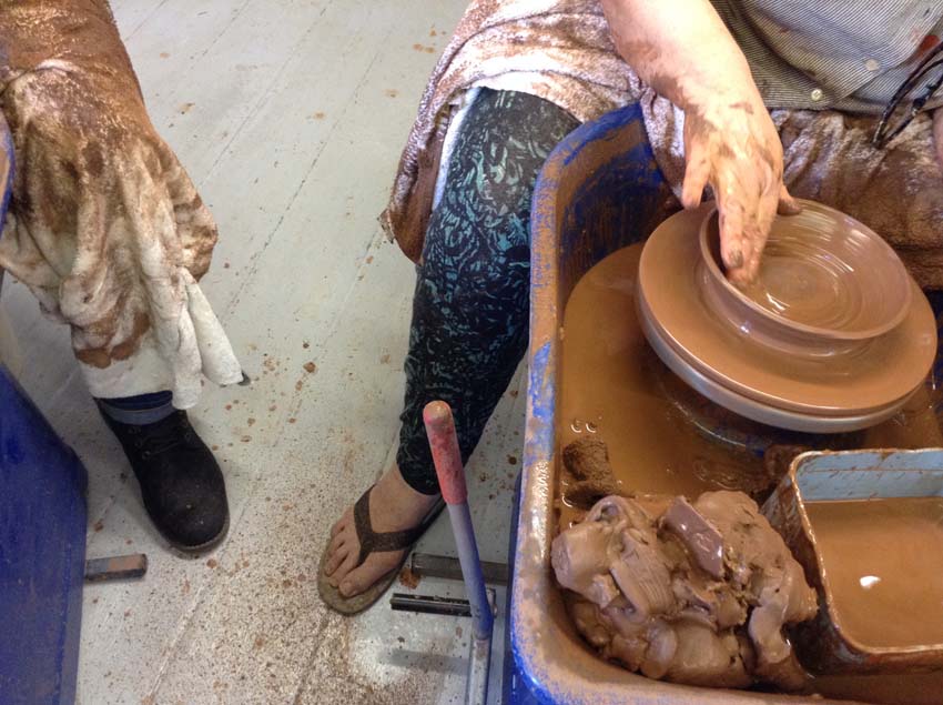 chill out at eastnor pottery and the flying potter