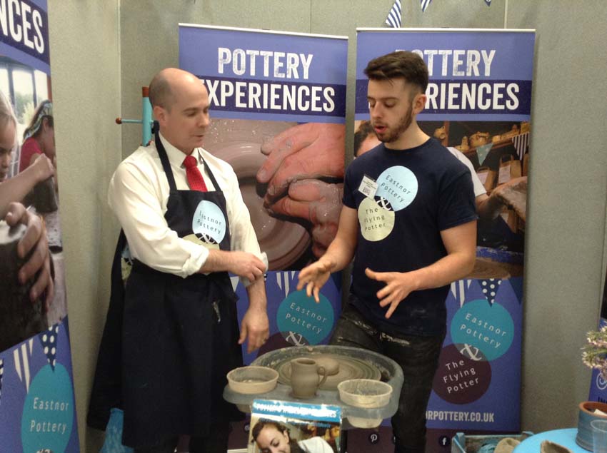 Easnor Pottery apprentice Ethan Powell studies ceramics BA at Cardiff Met 