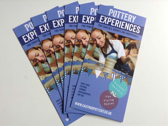Eastnor Pottery leaflet courses and workshops 2017