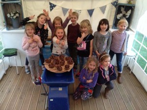 Kids birthday party at Eastnor Pottery & The Flying Potter in Herefordshire
