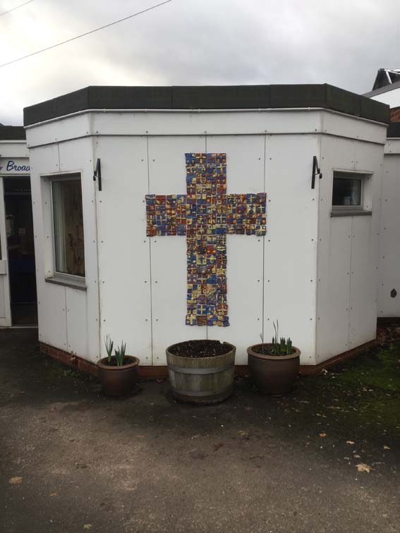 tile panel primary school project worcestershire